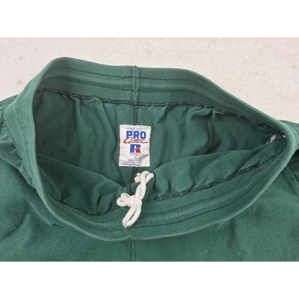 Vintage 90s Russell Athletic Pro‎ Sweatpants Mens XL Green High Cotton USA Made